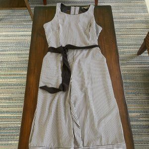 Black and white jumpsuit with back detail - size 12